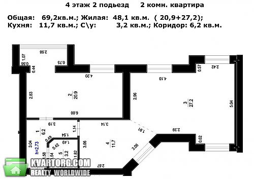продам 2-комнатную квартиру. Ирпень,  Мечникова - фото 4