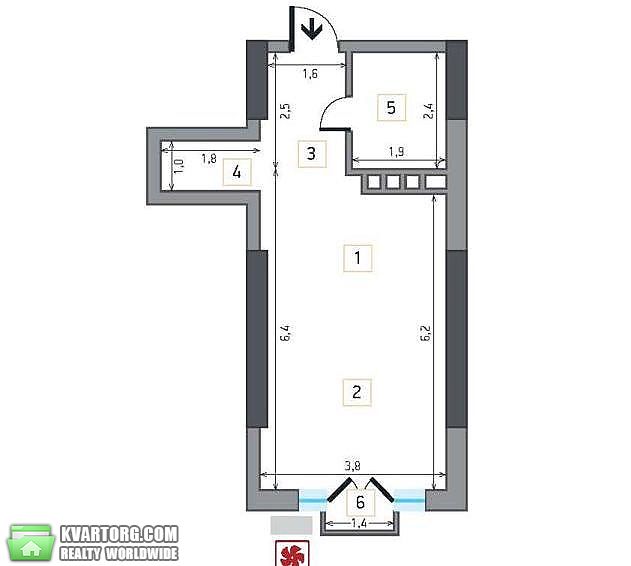 Sell 1-room apartment. Киев,  Победы пр — photo 2