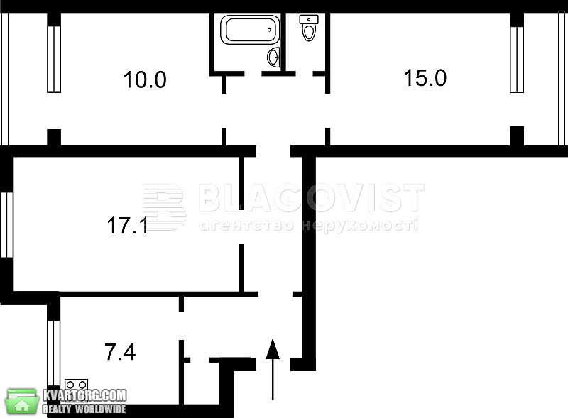 Sell 3-room apartment. Киев,  Сабурова — photo 2