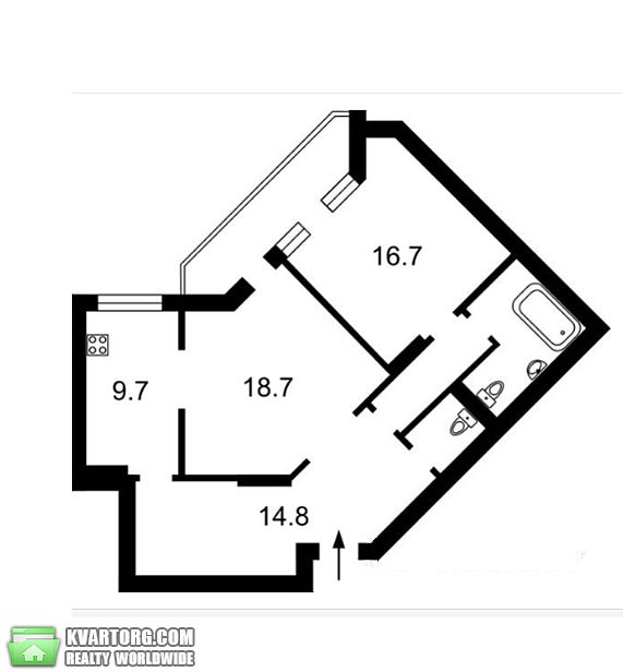 Sell 2-room apartment. Киев, Мейтуса Композитора — photo 2