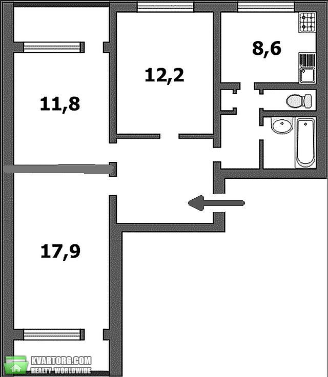 Sell 3-room apartment. Киев,  Харьковское шоссе — photo 2