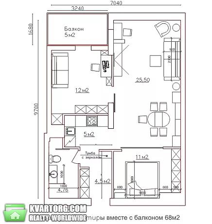 Sell 3-room apartment. Одесса, Французский бульвар — photo 1