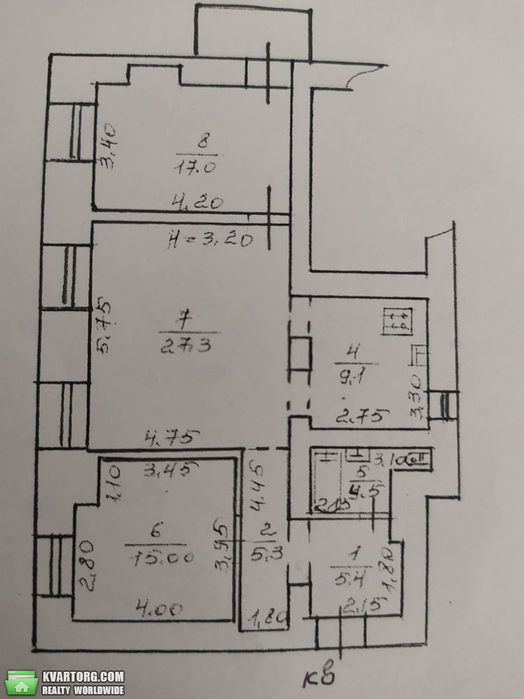 Rent out 3-room apartment. Одесса, Канатная — photo 8