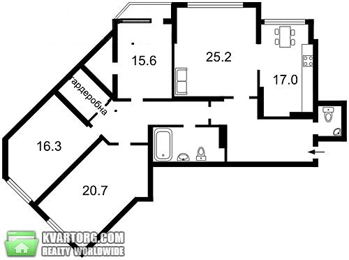 Sell 4-room apartment. Киев, Срибнокильская — photo 6