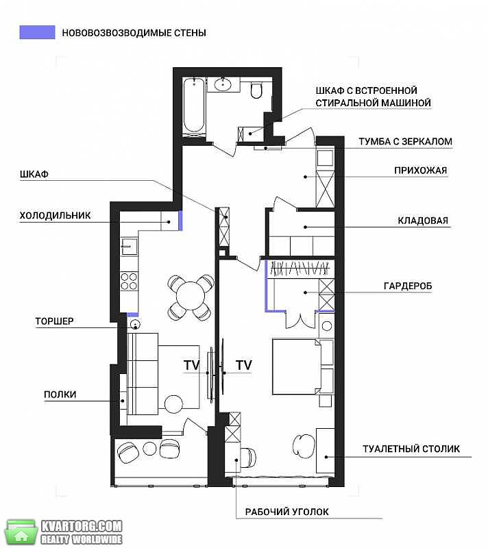 Sell 1-room apartment. Харьков, Валентиновская — photo 1
