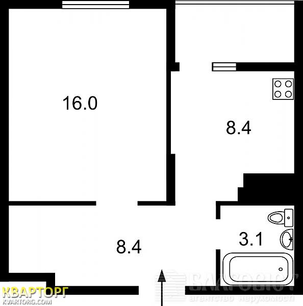 Sell 2-room apartment. Киев,  Лебедева Николая — photo 1