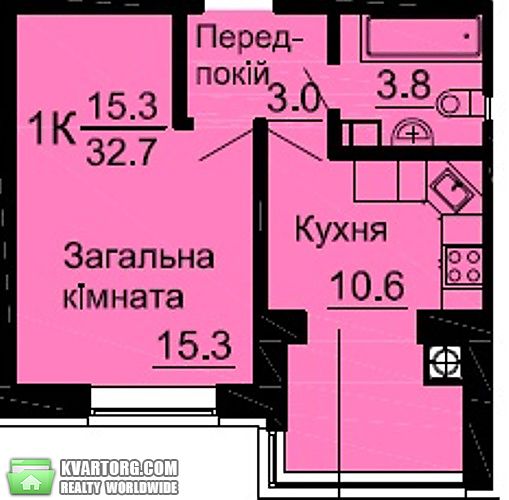 Sell 1-room apartment. Киев,  Зодчих — photo 4