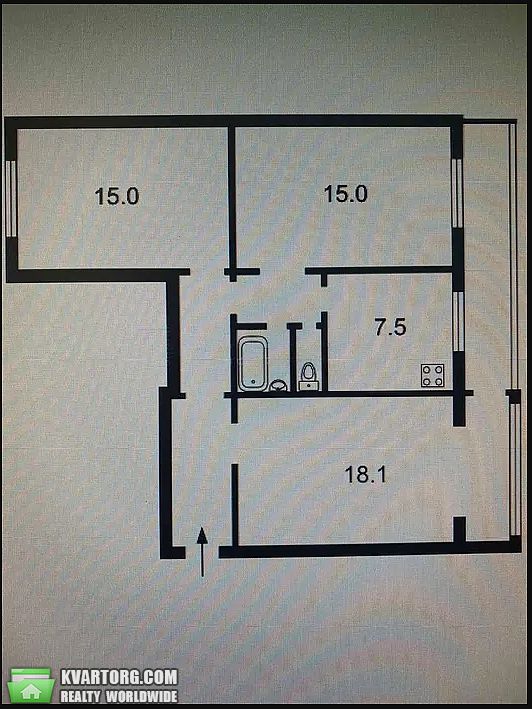 Rent out 3-room apartment. Киев,  Энтузиастов — photo 10