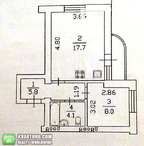 Sell 2-room apartment. Киев, пер. Краснокутский — photo 5