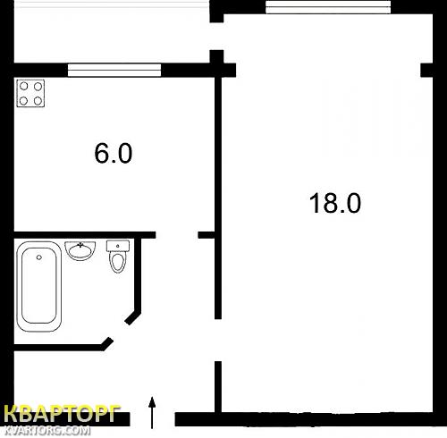 Sell 1-room apartment. Киев, Богатырская — photo 3