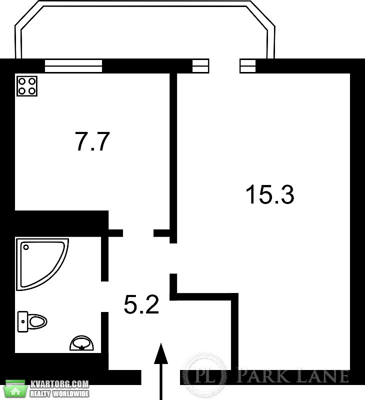 Sell 1-room apartment. Киев,  Гарматная — photo 2