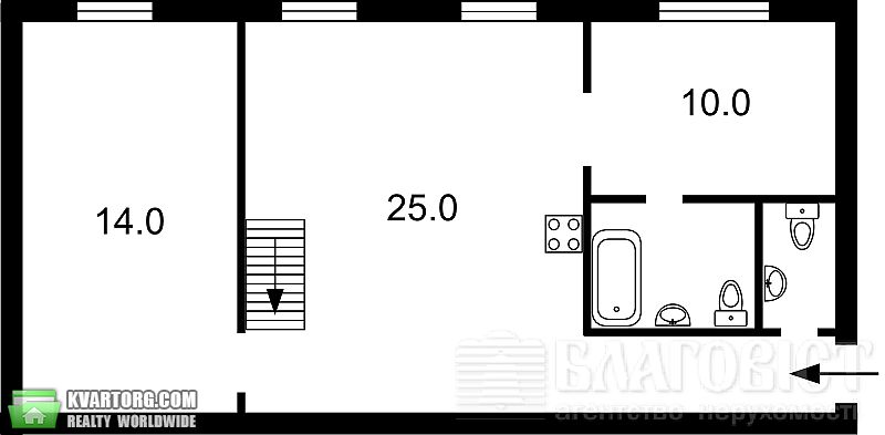 Sell 2-room apartment. Киев,  Тарасовская — photo 3