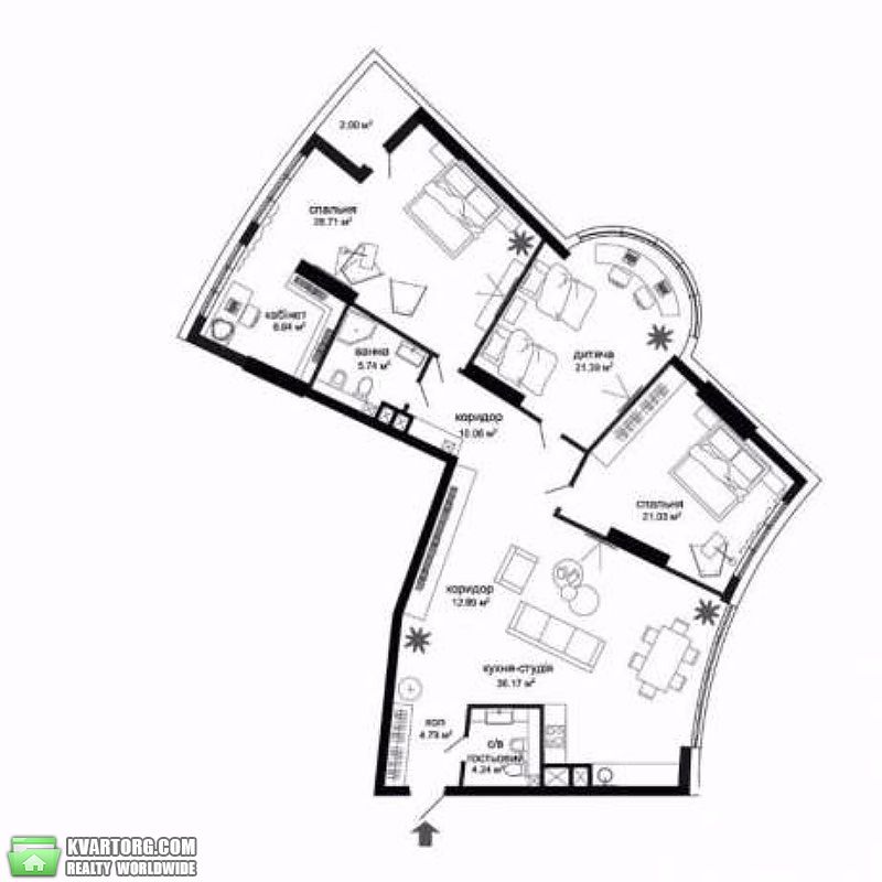 Sell 3-room apartment. Киев,  Лейпцигская — photo 7