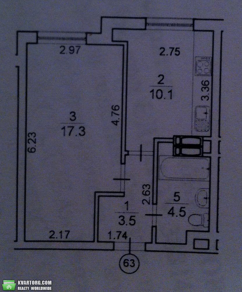 Sell 1-room apartment. Киев, Иртышская — photo 6