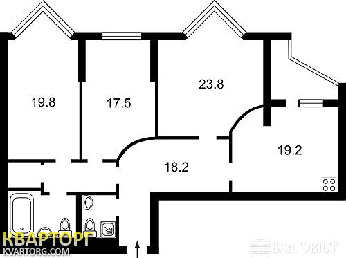 Sell 3-room apartment. Киев, Щорса — photo 4