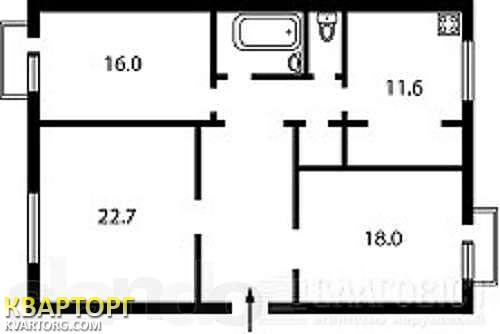Sell 3-room apartment. Киев,  Юрия Коцюбинского — photo 2