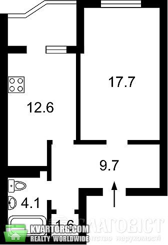 Sell 1-room apartment. Киев,  Григоренко пр — photo 2