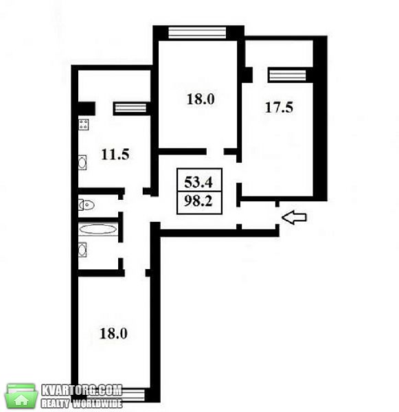 Sell 3-room apartment. Киев, Закревского Николая — photo 2