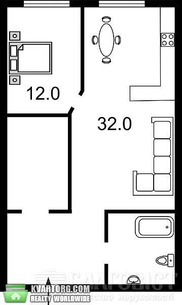 Sell 1-room apartment. Киев, Жилянская — photo 6