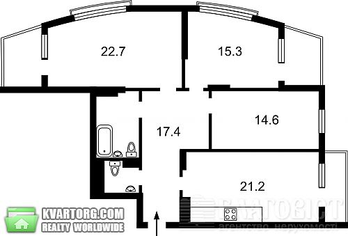 Sell 3-room apartment. Киев, Андрющенко — photo 1