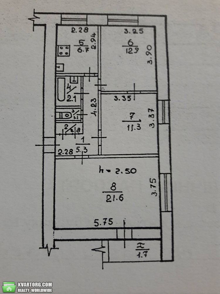 Sell 3-room apartment. Днепропетровск, пр. Правды Слобожанский — photo 1