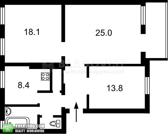 Sell 3-room apartment. Киев,  Воровского — photo 7