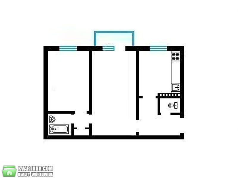 Sell 2-room apartment. Киев,  Каунасская — photo 9