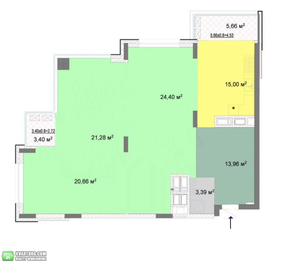 Sell 3-room apartment. Киев,  Драгомирова — photo 3