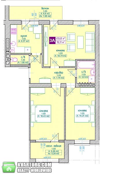 продам 3-комнатную квартиру. Киевская обл.,  Пионерская - фото 4