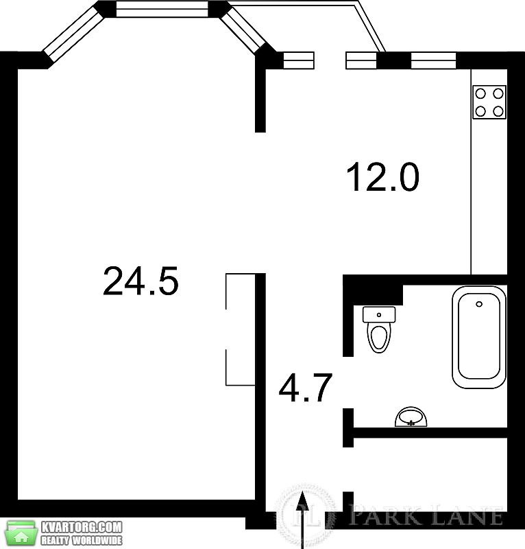 Sell 1-room apartment. Киев,  Паньковская — photo 8