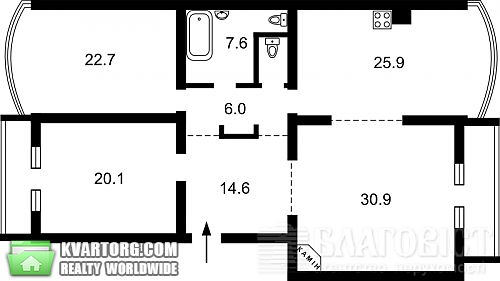 Sell 3-room apartment. Киев, Оболонская наб — photo 4