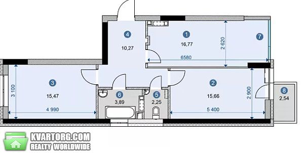 Sell 2-room apartment. Киев, Нижнеключевая — photo 3