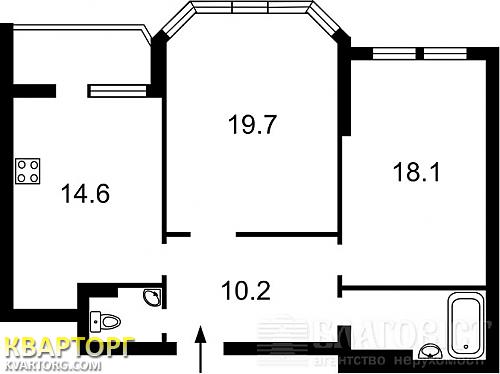 Sell 2-room apartment. Киев, Бажана — photo 3