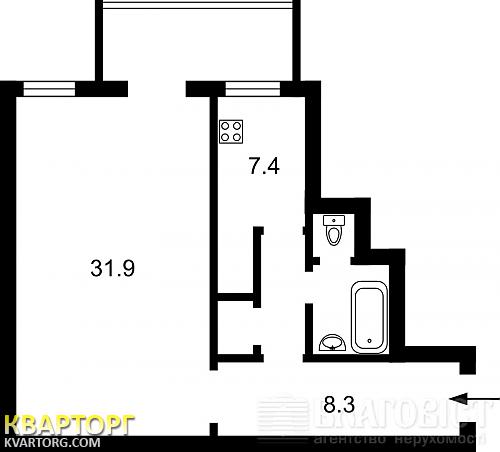 Sell 1-room apartment. Киев,  Пушкинская — photo 3