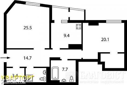 Sell 2-room apartment. Киев,  Руданского — photo 5