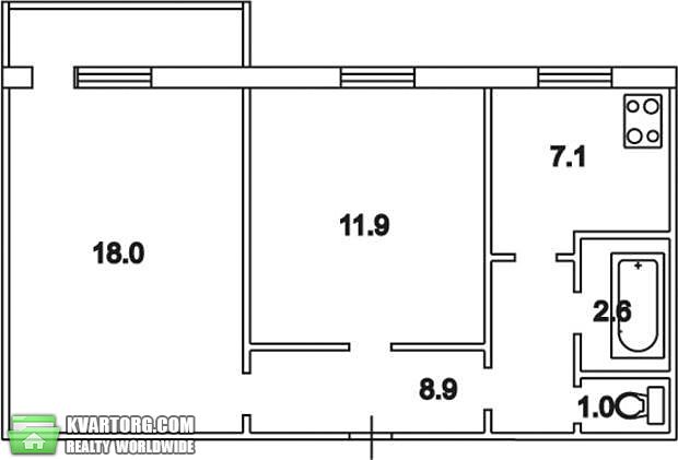 Sell 2-room apartment. Киев, Луценка — photo 10