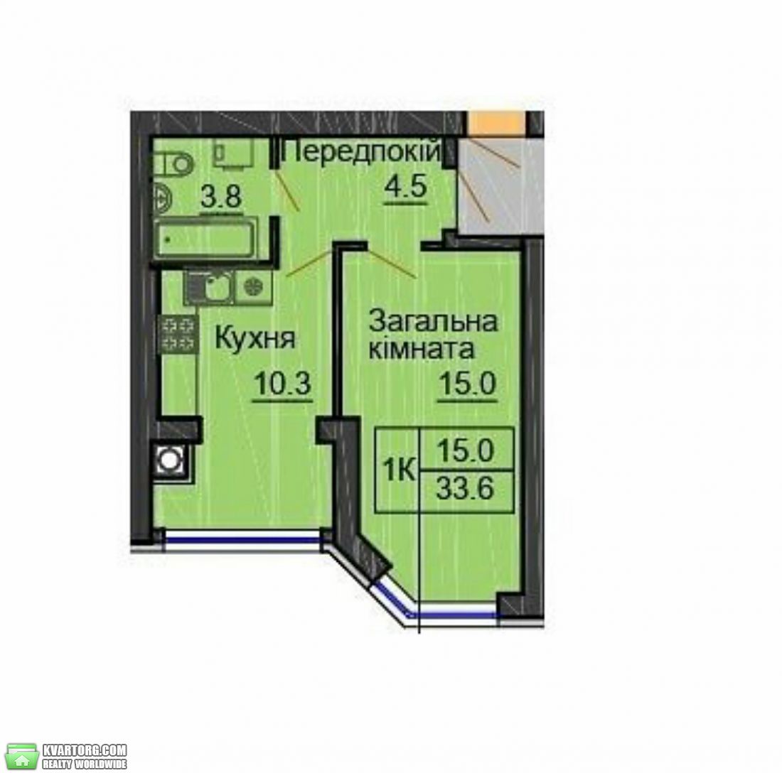 Sell 1-room apartment. Киев,  Мира пр — photo 2