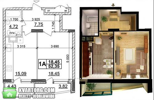 Sell 1-room apartment. Киев,  Сагайдака — photo 1