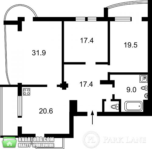 Sell 3-room apartment. Киев, Г. Тимофеевой — photo 2