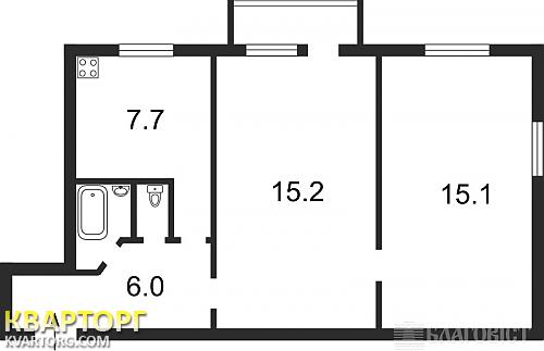 Sell 2-room apartment. Киев,  Якира — photo 2