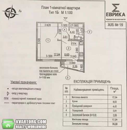 Sell 1-room apartment. Киев,  Глушкова пр — photo 3