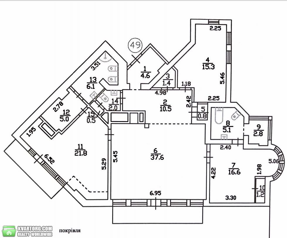 Rent out 3-room apartment. Киев,  Шевченко бул — photo 3