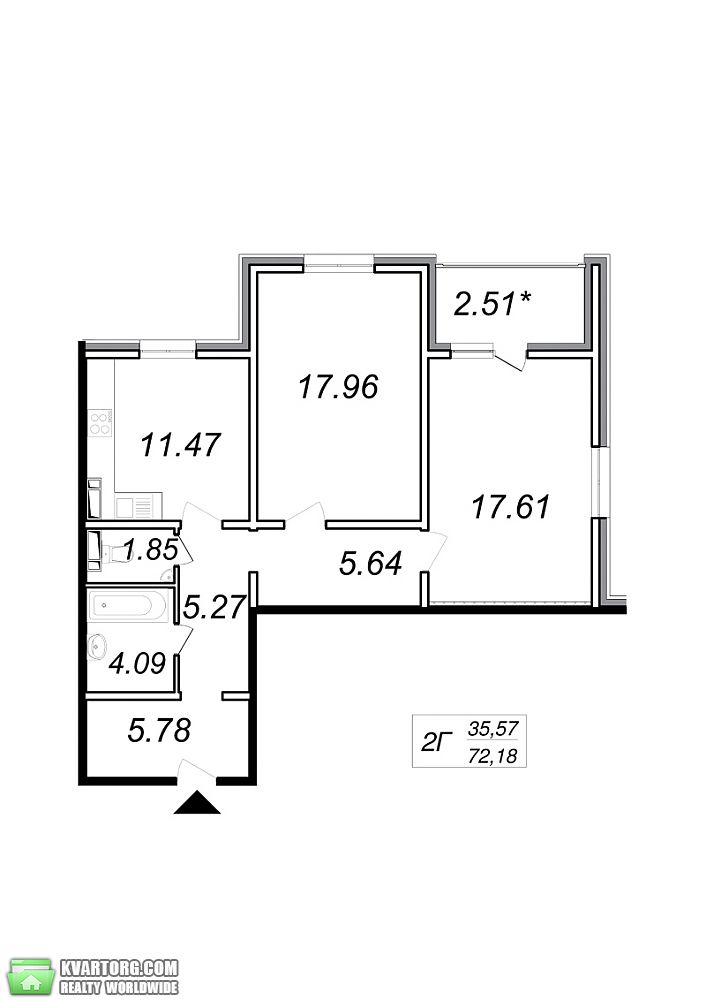 Sell 2-room apartment. Киев,  Глушкова пр — photo 5