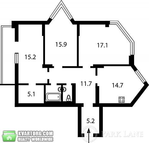 Sell 3-room apartment. Киев, Харьковское шоссе — photo 6