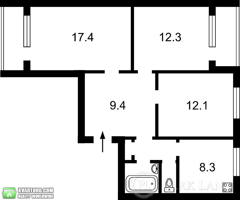 Sell 3-room apartment. Киев,  Квитневый — photo 2