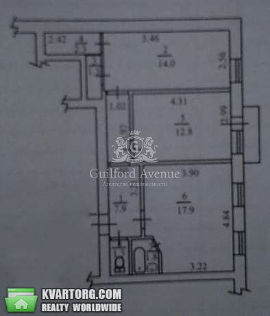 Sell 2-room apartment. Киев, Барбюса Анри — photo 2