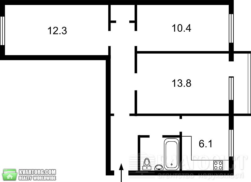 Sell 3-room apartment. Киев,  Красноткацкая — photo 2