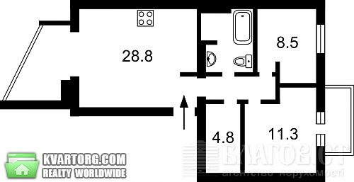 Sell 2-room apartment. Киев, Паньковская — photo 7