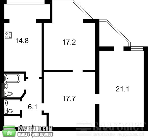 Sell 3-room apartment. Киев, Ломоносова — photo 6