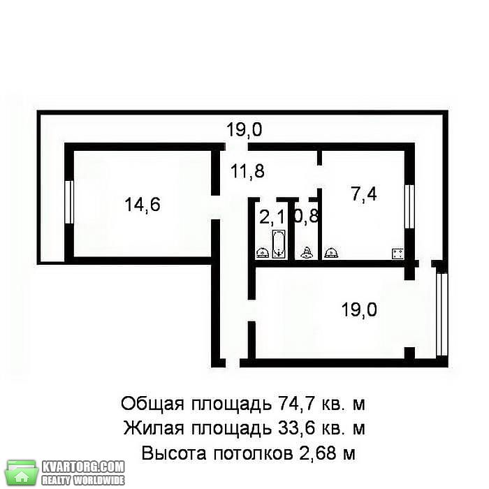 Sell 2-room apartment. Киев,  Булаховского — photo 8
